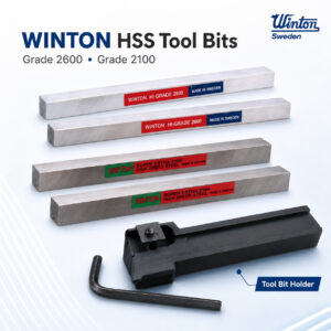(W1) มีดกลึง HSS WINTON เกรด 2100 / 2600 Sweden เหล็กไฮสปีดโคบอลต์