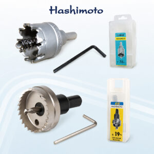 (W7) HASHIMOTO โฮลซอไฮสปีด เจาะเหล็ก โฮลซอคาร์ไบด์ เจาะสแตนเลส